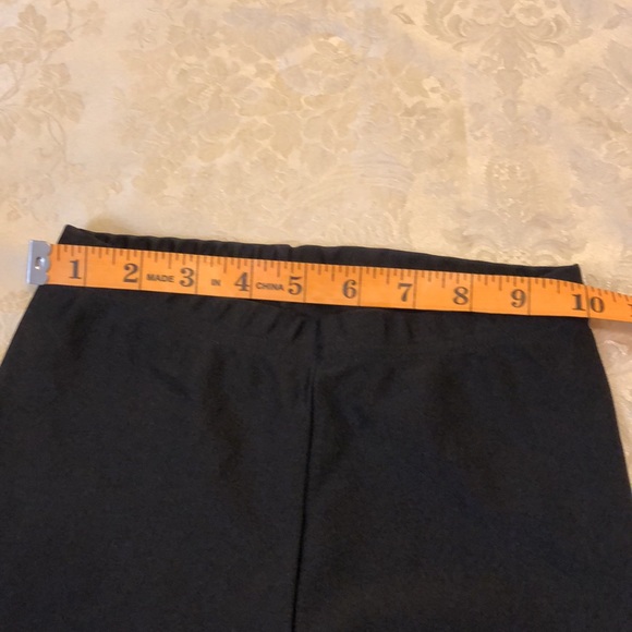 AMERICAN APPAREL SIZE SMALL - SHINY BLACK LEGGINGS - #306 - Picture 9 of 12